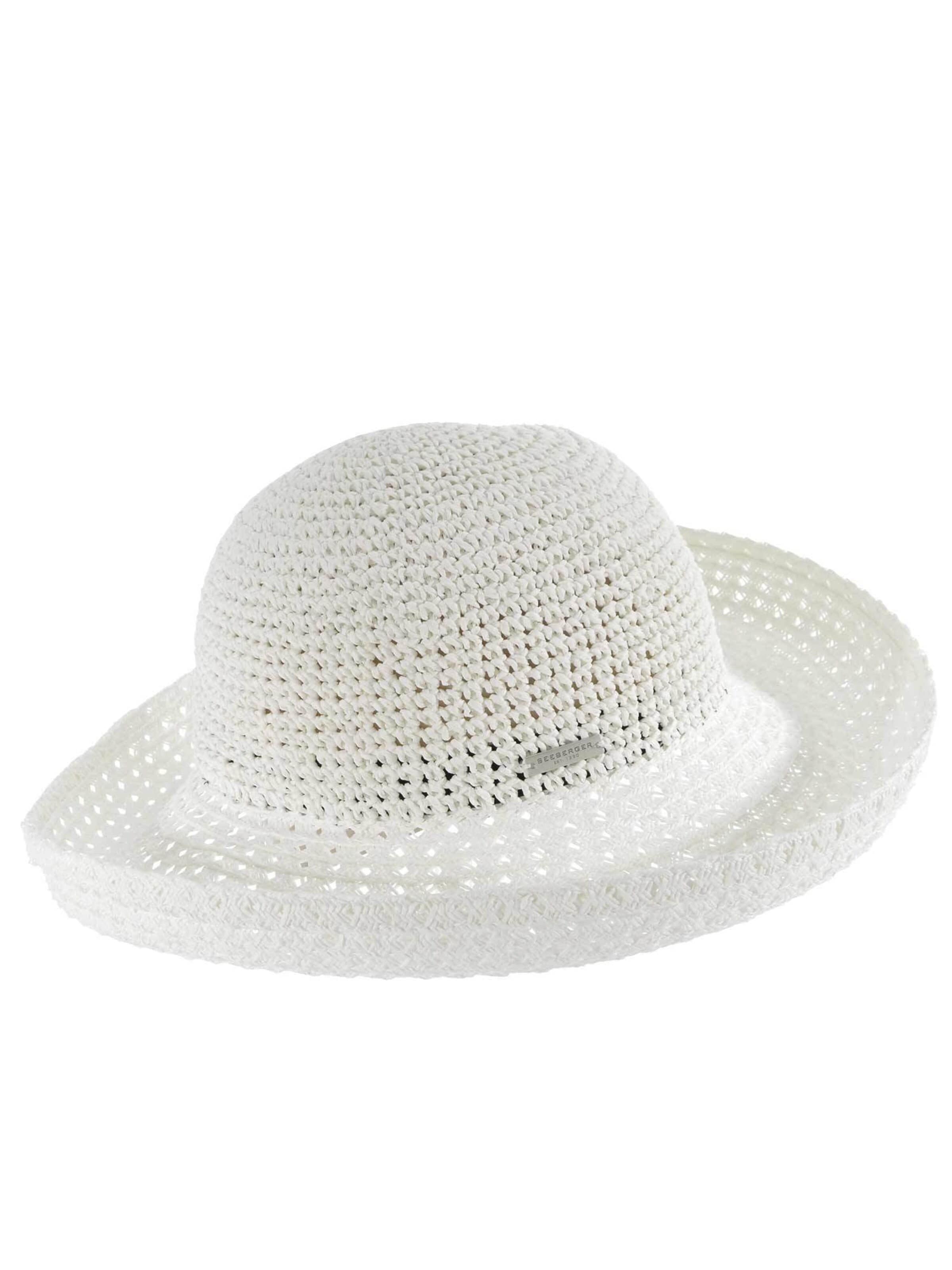 Seeberger Hat 'Hut' in White: front