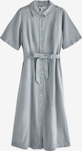 Next Платье-рубашка 'N.Premium' в Серый: спереди