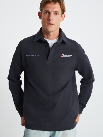 Sweat-shirt Grimelange en gris : devant