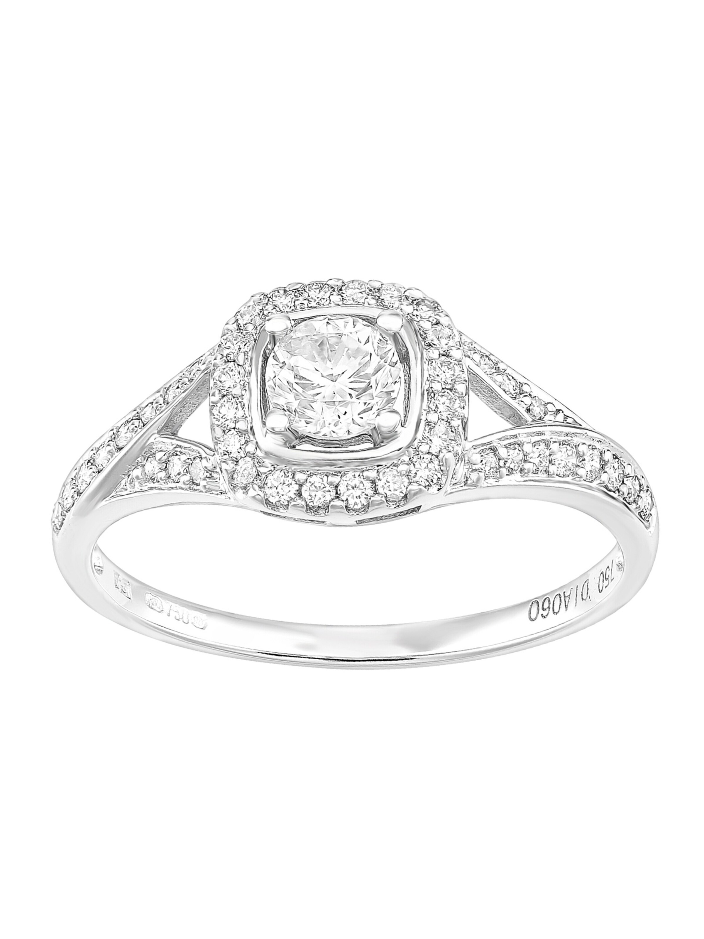 DIAMANT LETERNEL Ring in Silver: front