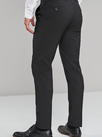Next Slim fit Trousers with creases in Black
