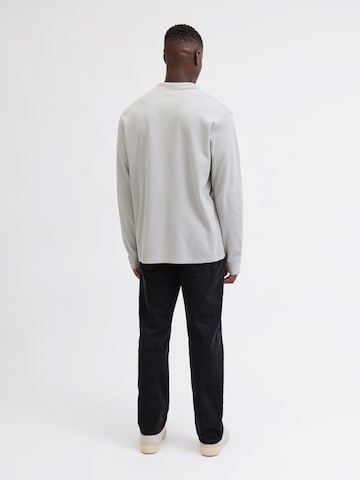 JJ Rebel Poloshirt 'JREBGRID' in Grau