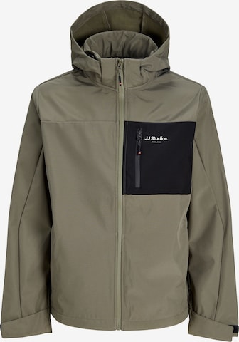 JACK & JONES Демисезонная куртка 'JJNORTH' в Зеленый: спереди