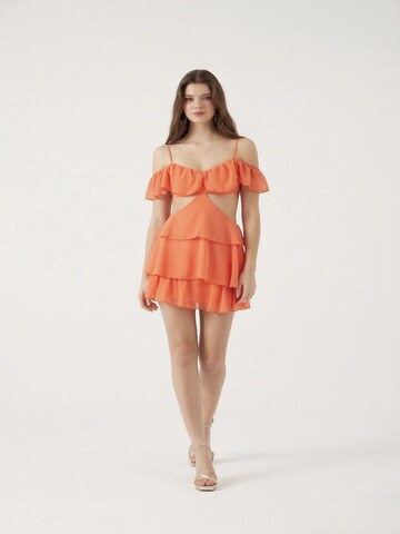 HOLLY LOLLY Dress in Orange: front