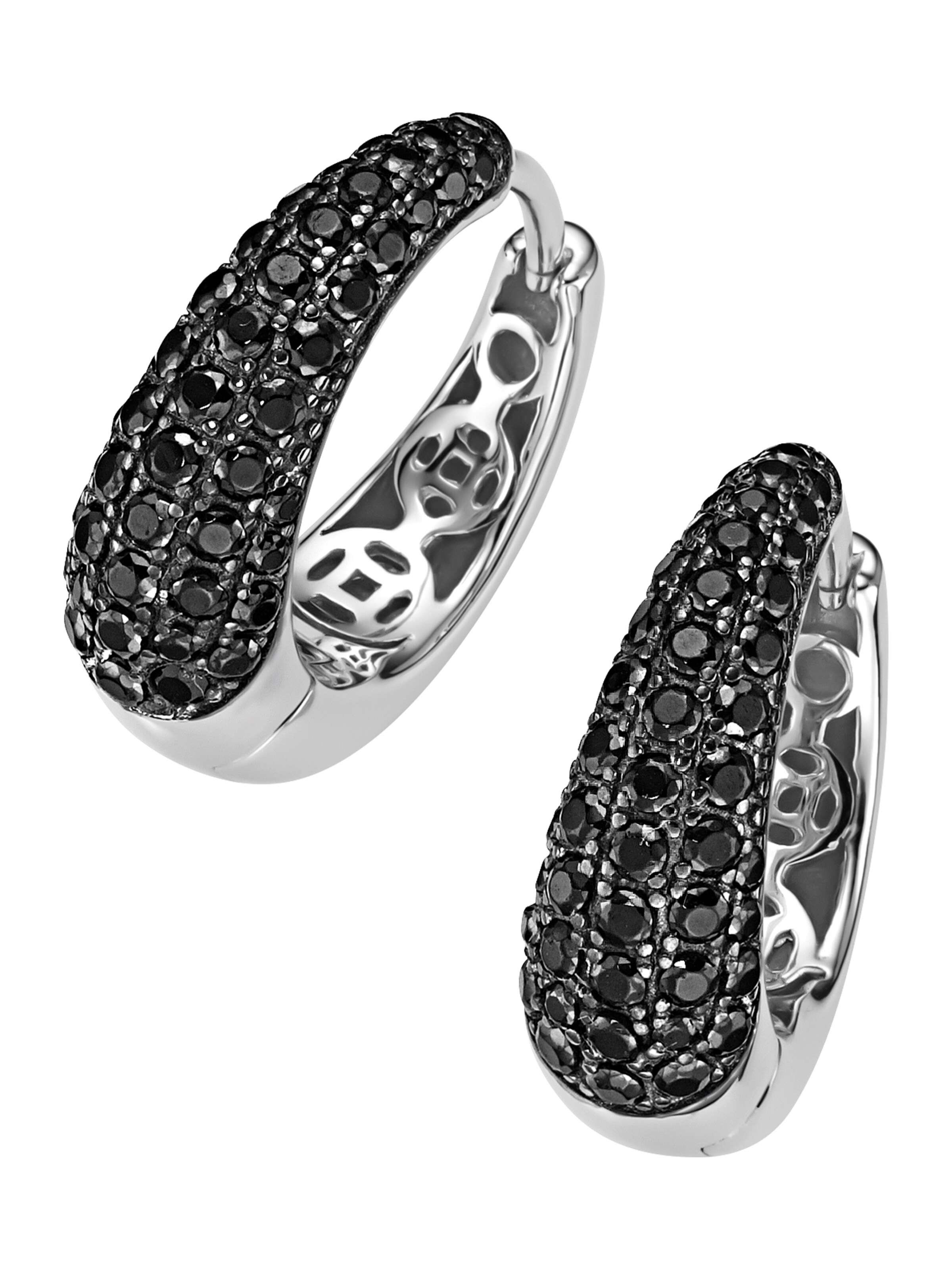 Giorgio Martello Milano Oorbellen in Zwart: voorkant