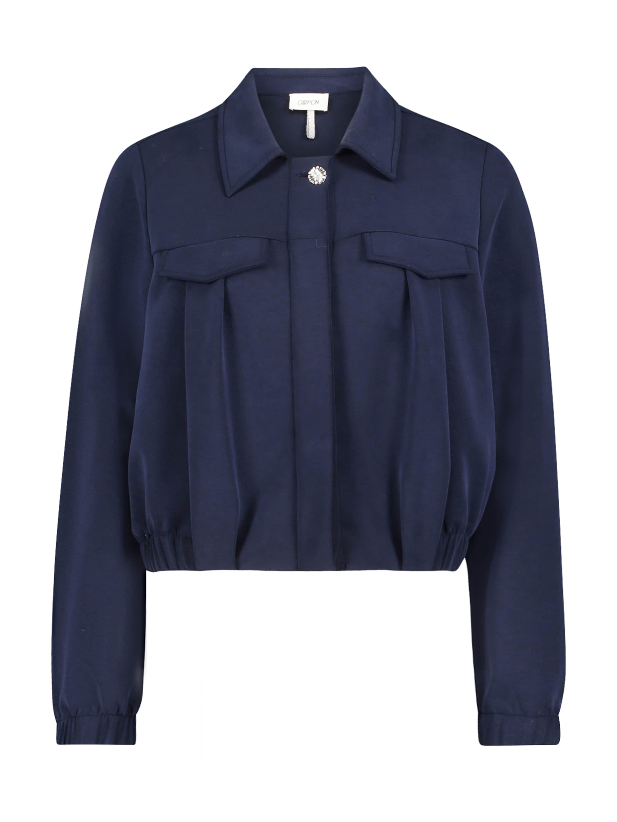 Cartoon Blazer in Blau: Vorderseite
