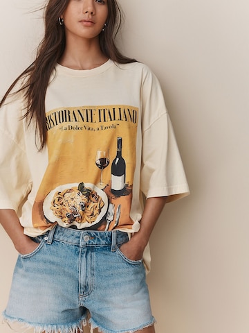Next Oversized shirt in Yellow