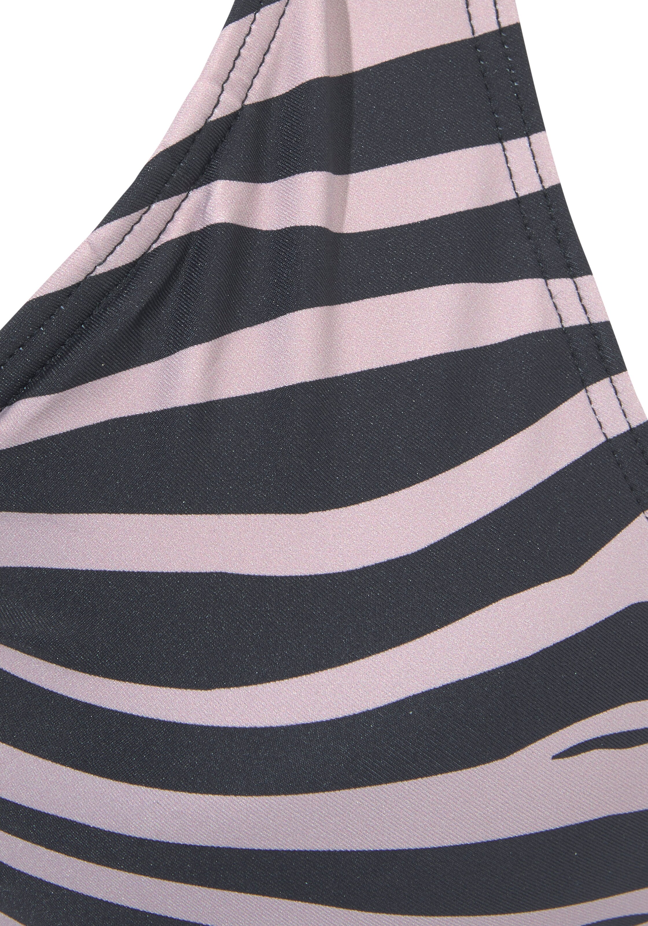 LASCANA Triangle Bikini top in Black