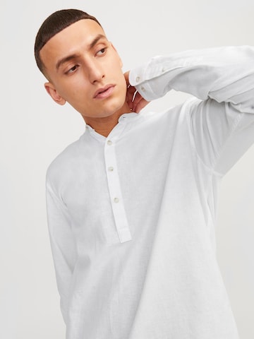 JACK & JONES Regular fit Button Up Shirt 'Summer' in White