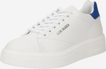 Baskets basses 'FYNNER' STEVE MADDEN en blanc : devant