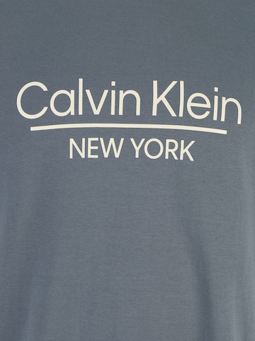Calvin Klein Big & Tall - Camisa em cinzento