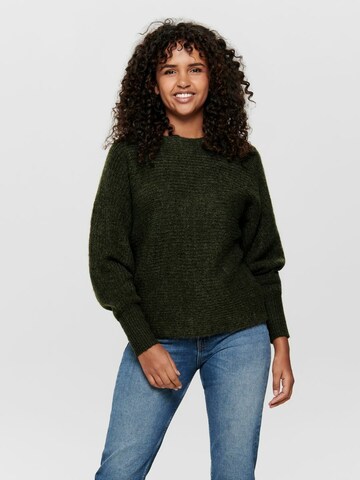 Pull-over 'DANIELLA' ONLY en vert : devant