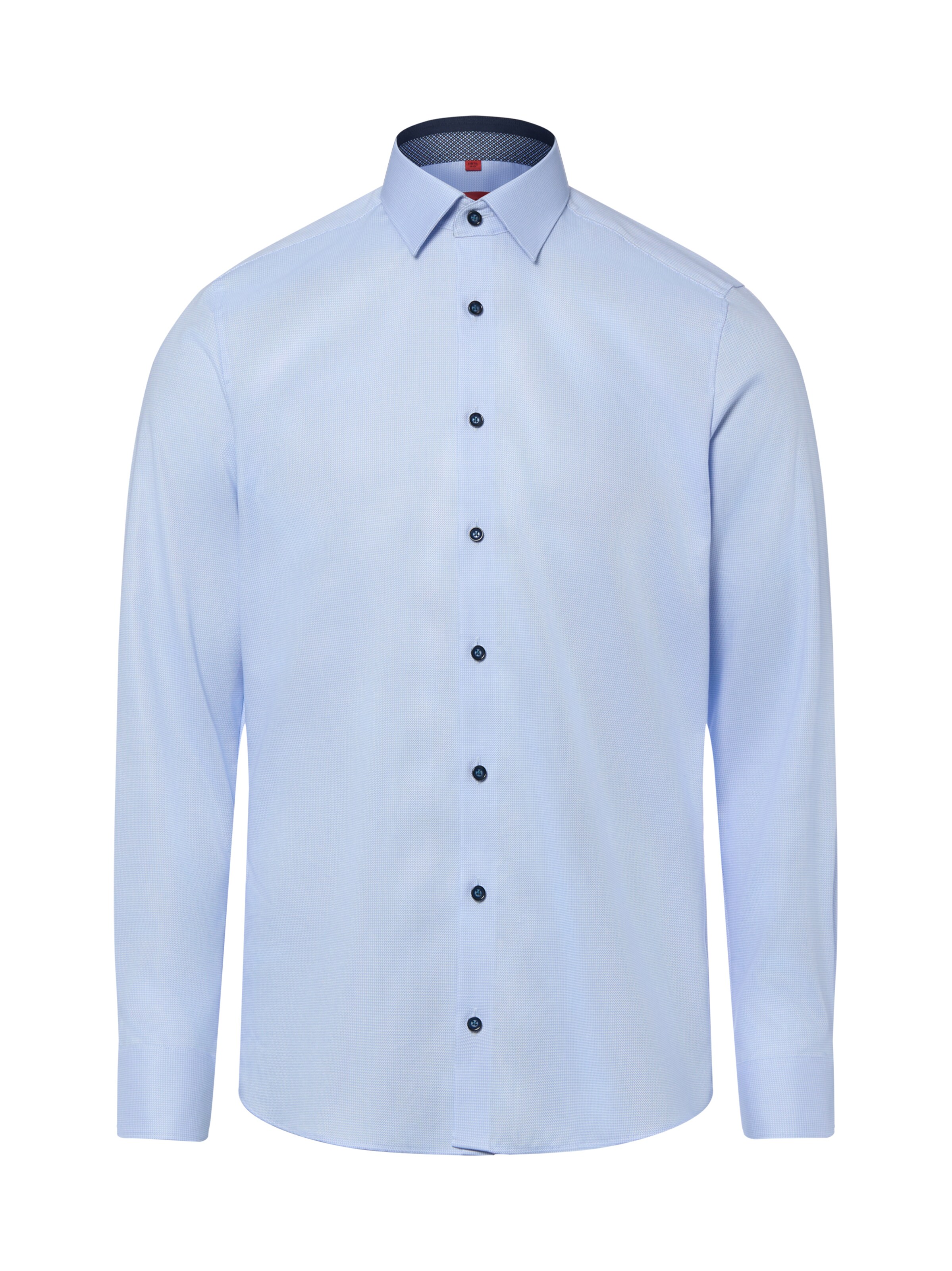 Finshley & Harding Button Up Shirt in Blue: front