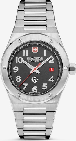 SWISS MILITARY HANOWA Analoog horloge 'Sonoran' in Zilver: voorkant