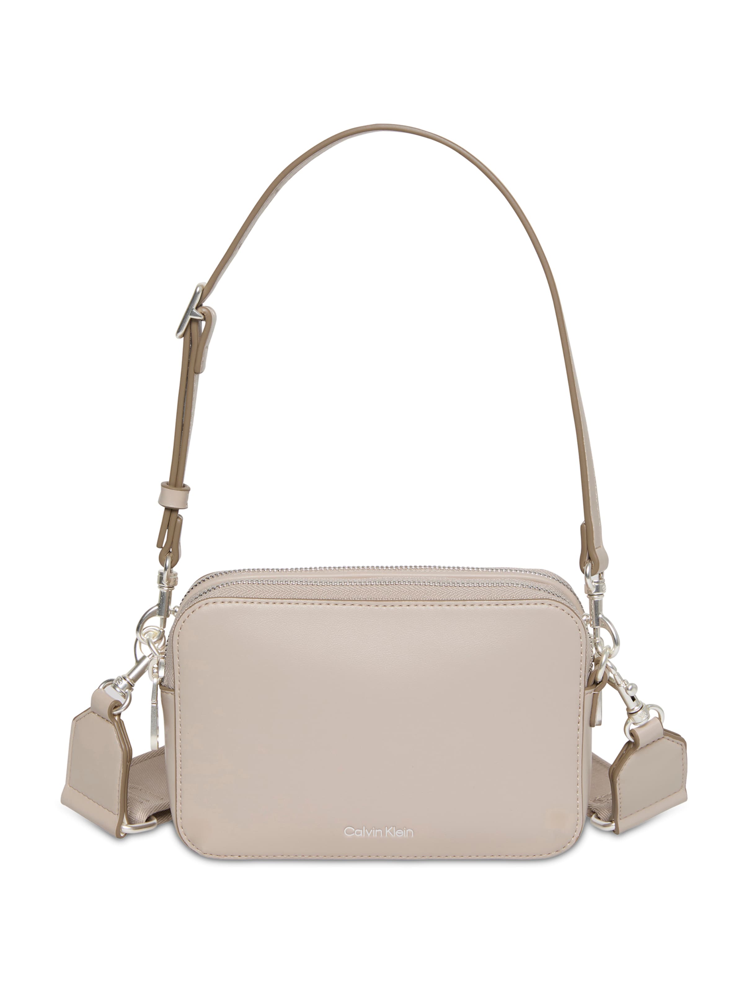 Calvin Klein Olkalaukku värissä beige: etupuoli