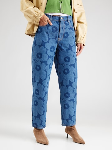 Baggy Jean Marimekko en bleu : devant