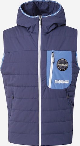 NAPAPIJRI Kamizelka 'A-HURON' w kolorze niebieski: przód