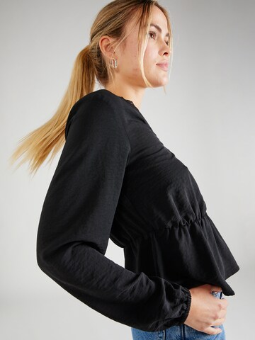 Tunique 'Ivana Blouse' ABOUT YOU en noir