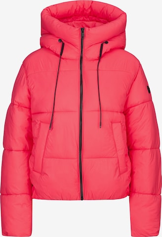 19V69 ITALIA Winterjas ' Rica ' in Rood: voorkant