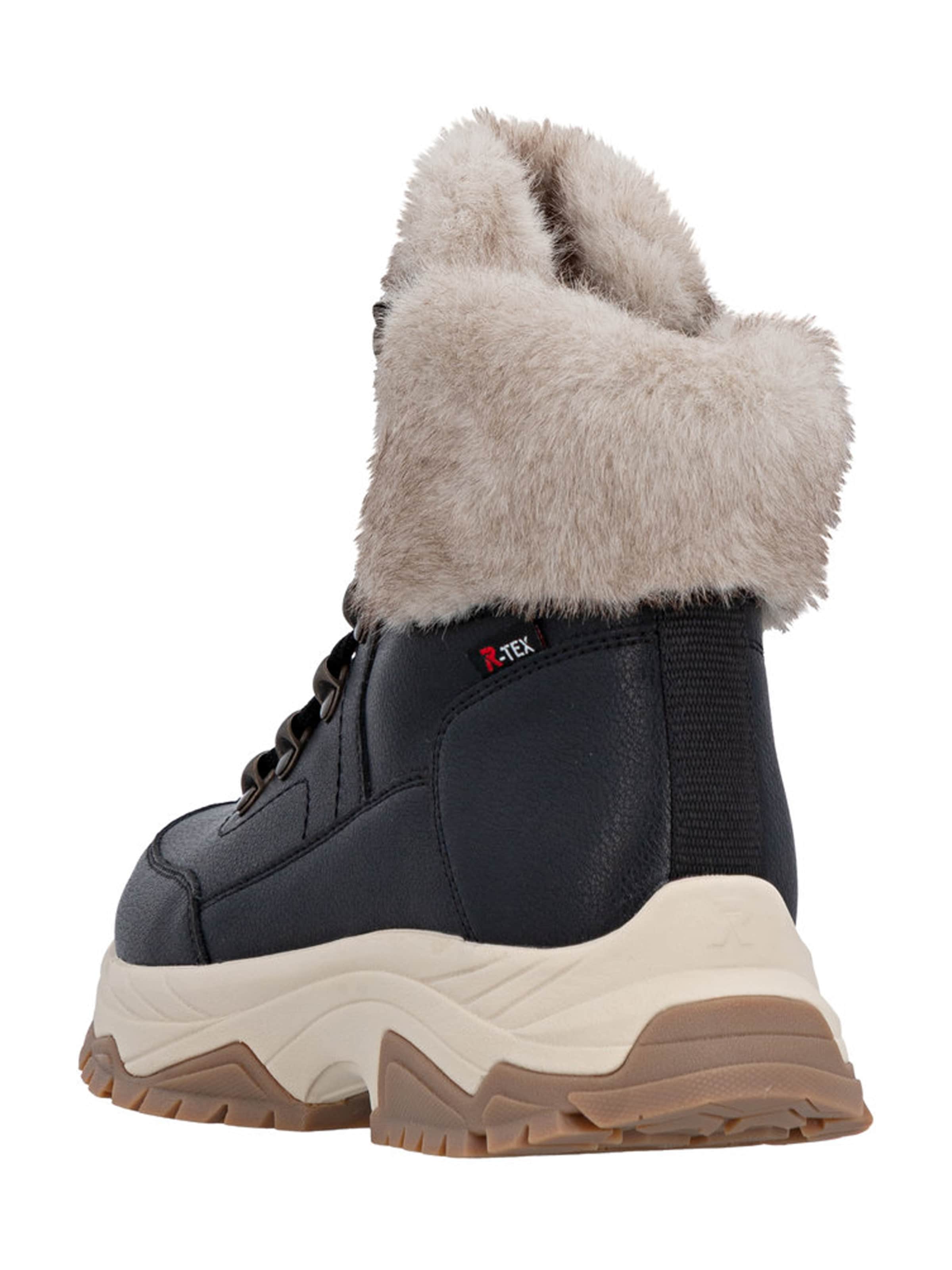 Rieker SportGležnjače na vezanje - crna boja