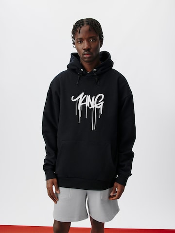 ABOUT YOU x Kingsley Coman Sweatshirt 'Liam' in Black: front