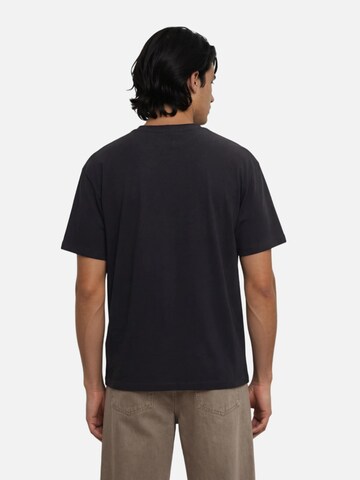 HEFTYKA Shirt 'COTTON RELAXED FIT TEE' in Black