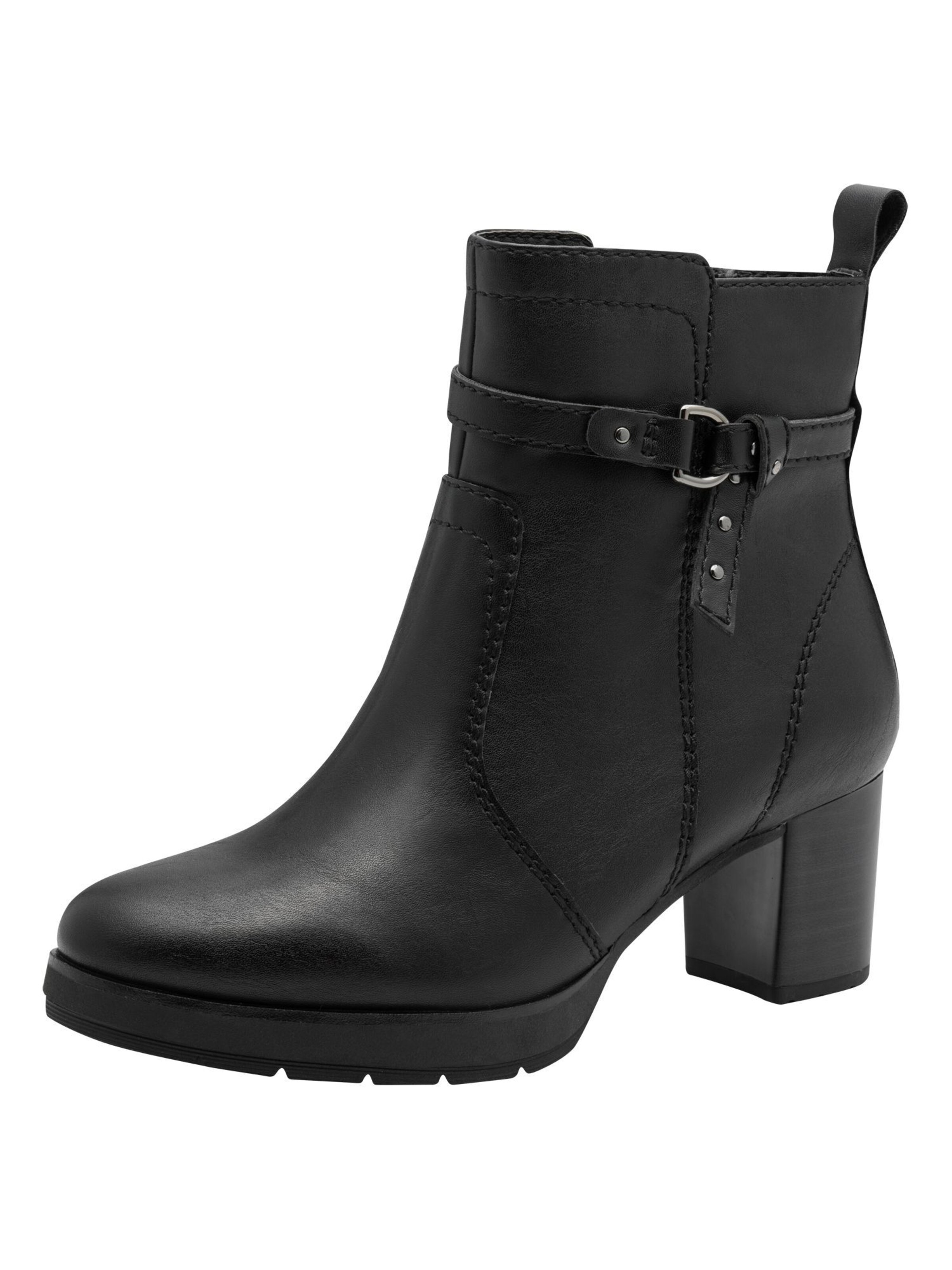 Bottines JANA en noir : devant