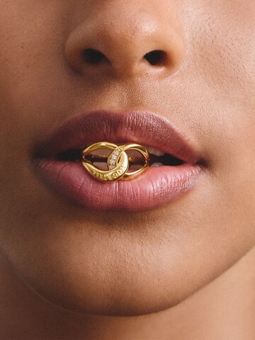 Thomas Sabo Ring Together mit weißem Zirkonia in Gold