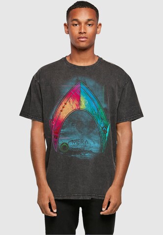 ABSOLUTE CULT Shirt 'Aquaman - Mera' in Zwart: voorkant