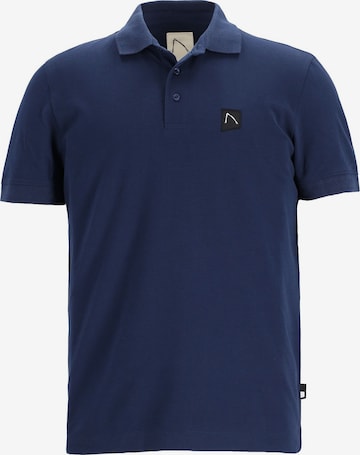 CHASIN' Shirt 'Daily Polo' in Blauw: voorkant