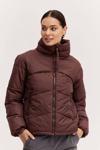 b.young Winter Jacket 'BOMINA' in Brown: front