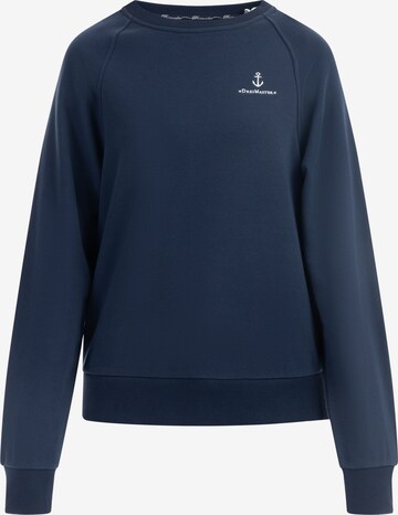 DreiMaster Maritim Sweatshirt 'Bridgeport' in Blauw: voorkant