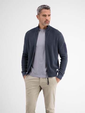 LERROS Knit cardigan in Blue: front