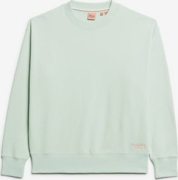 Superdry Sweatshirt in Groen: voorkant