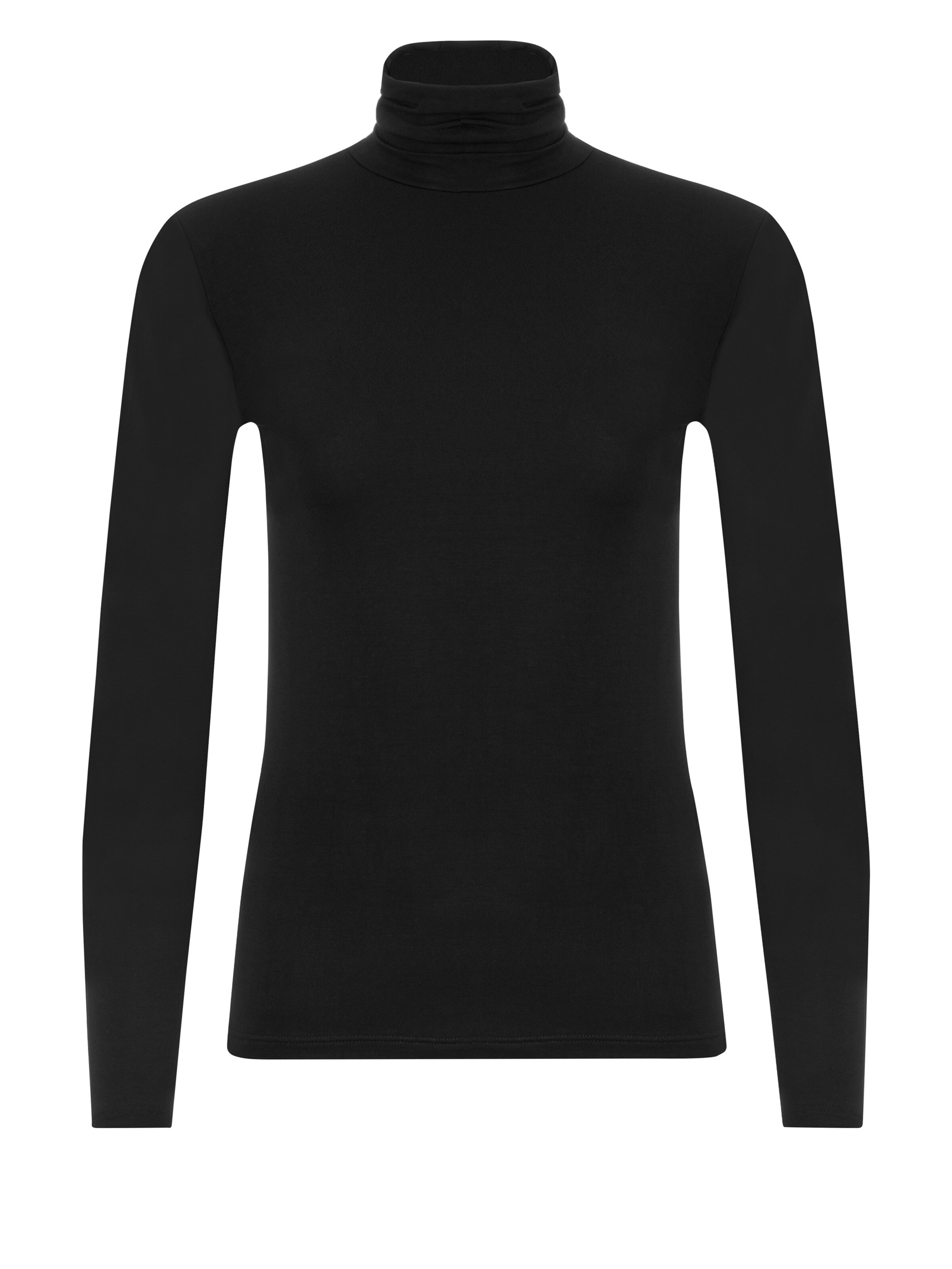 Evoni Sweater 'aus weichem Modal' in Black: front