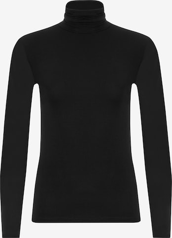 Evoni Sweater 'aus weichem Modal' in Black: front