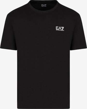 EA7 Emporio Armani - Camiseta en negro: frente