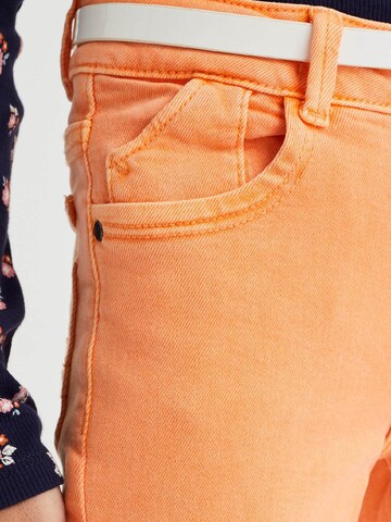 WE Fashion Flared Jeans i oransje
