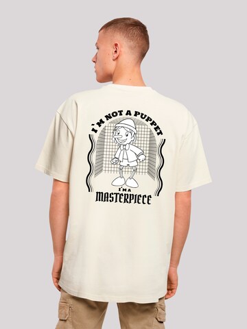 T-Shirt 'Pinocchio Heroes of Childhood' F4NT4STIC en beige