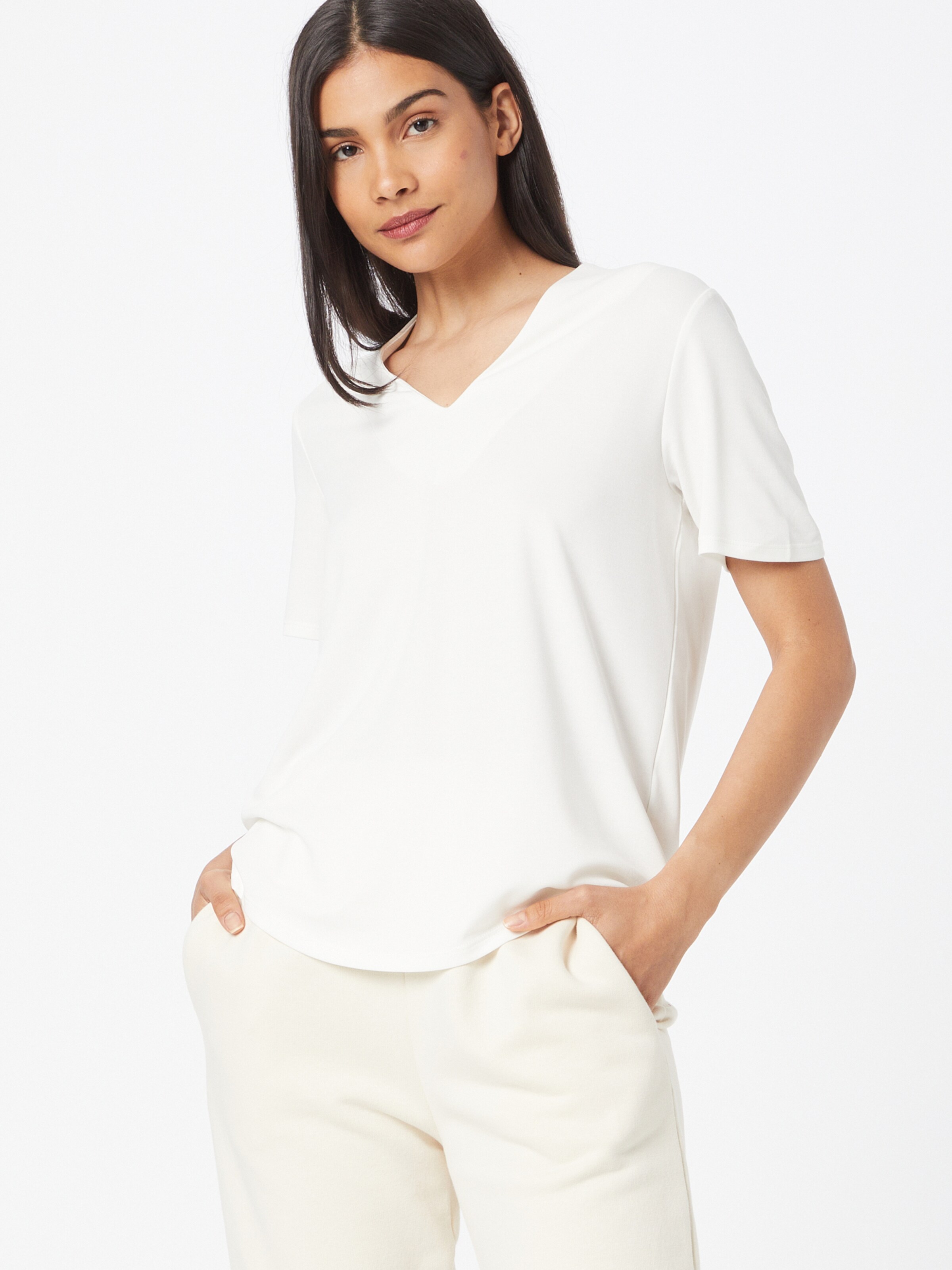 Frauen Große Größen Freequent Bluse 'YR' in Offwhite - EI23641 Frauen Große Größen Freequent Bluse 'YR' in Offwhite - EI23641
