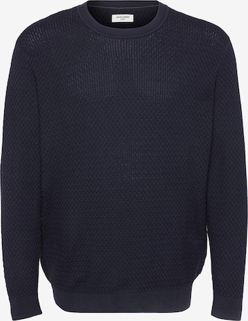 Jack & Jones Plus Свитер 'JPRBLUBARKLEY' в Синий: спереди