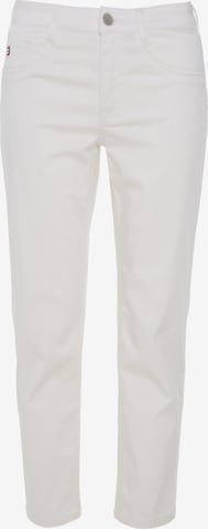 Pantalon chino ' LUCIA ' BIG STAR en blanc : devant