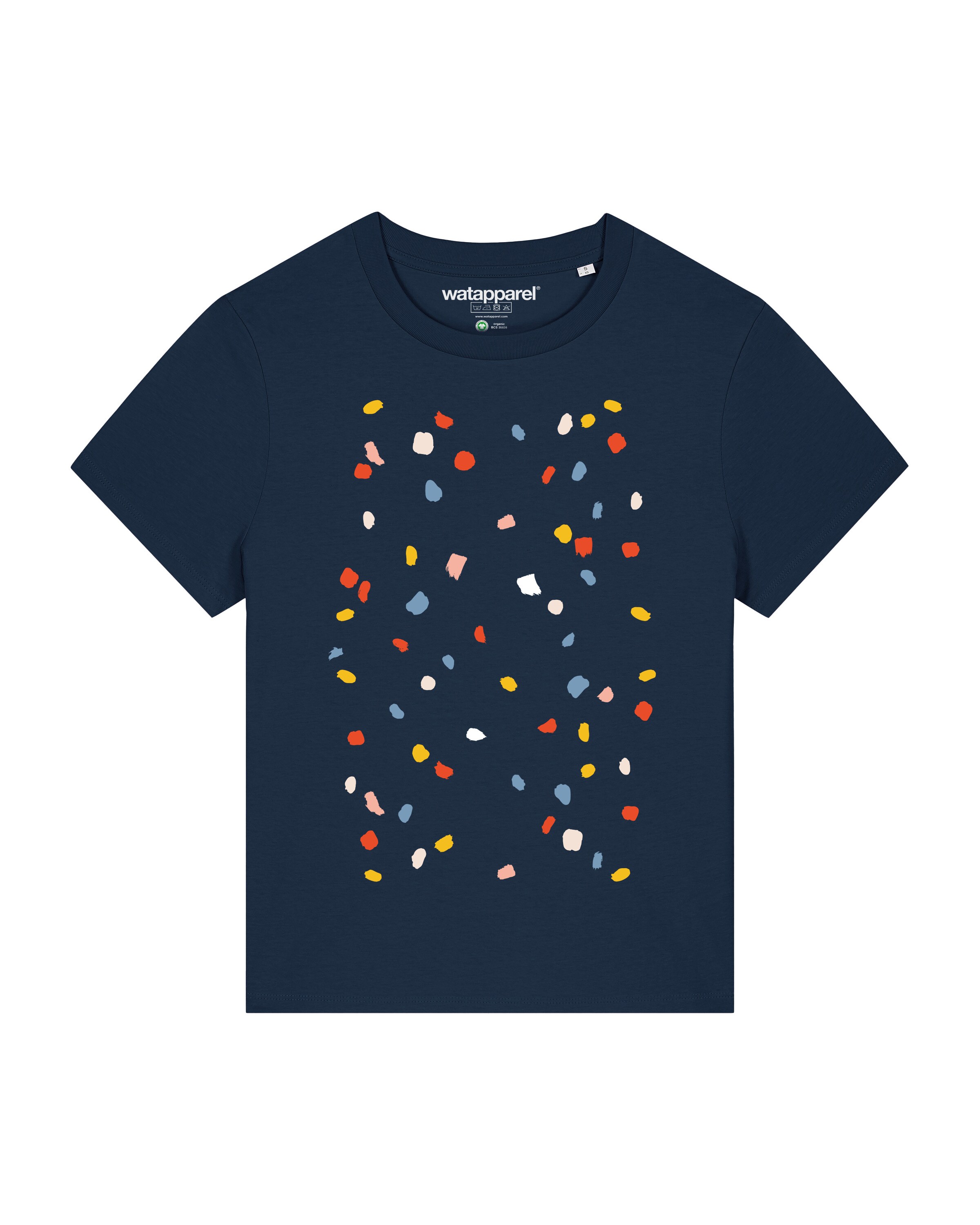 Watapparel Shirt ' This is Art ' in Blauw: voorkant