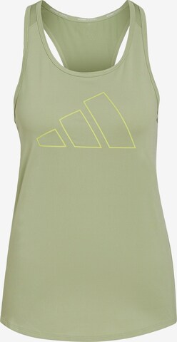 ADIDAS PERFORMANCE Sports Top 'Versatile Train Necessi' in Green: front