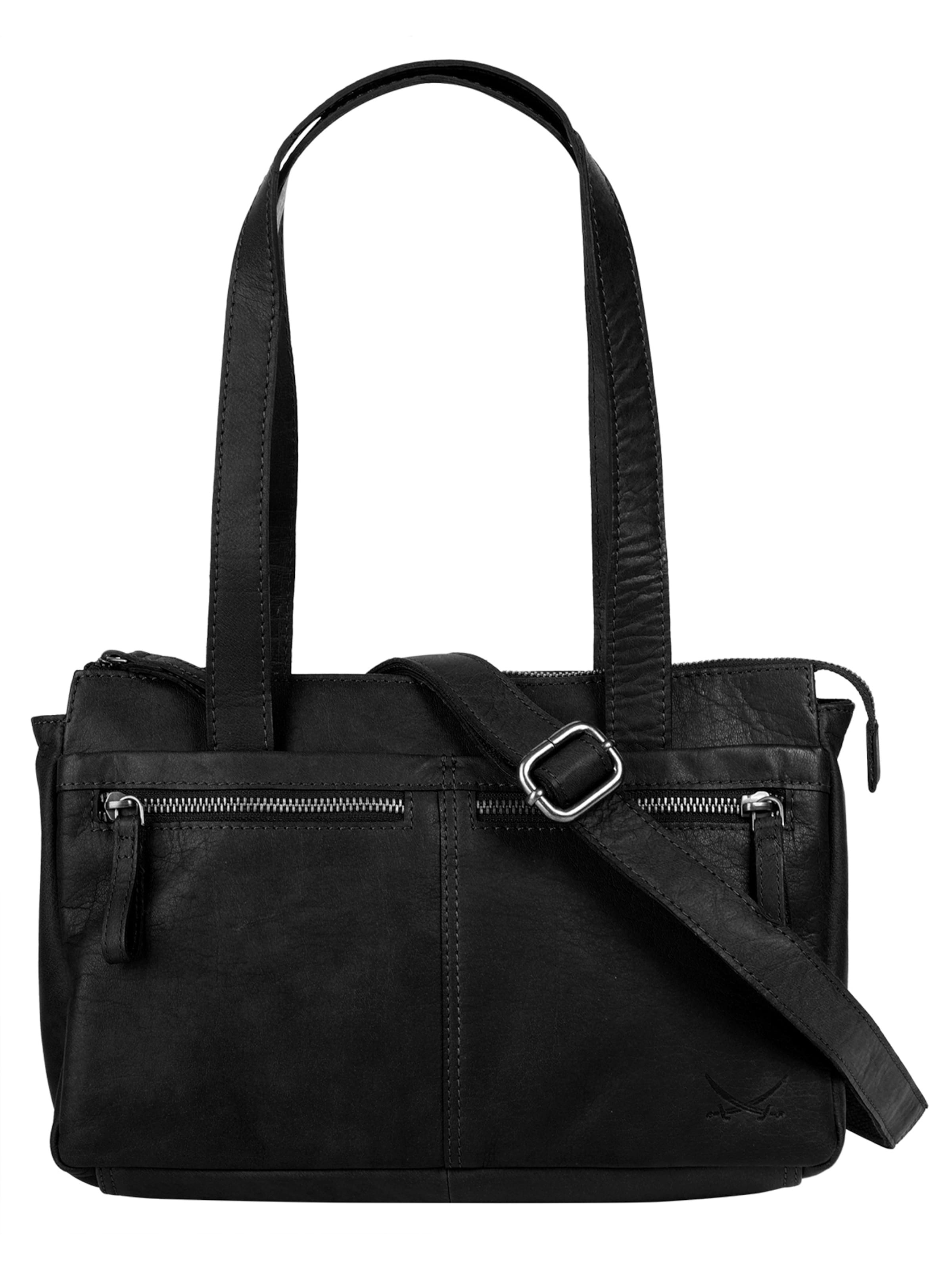 SANSIBAR Handtasche‌‌‌‌‌‌‌‌‌ in Schwarz: Vorderseite
