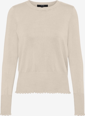 VERO MODA Sweater in Beige: front