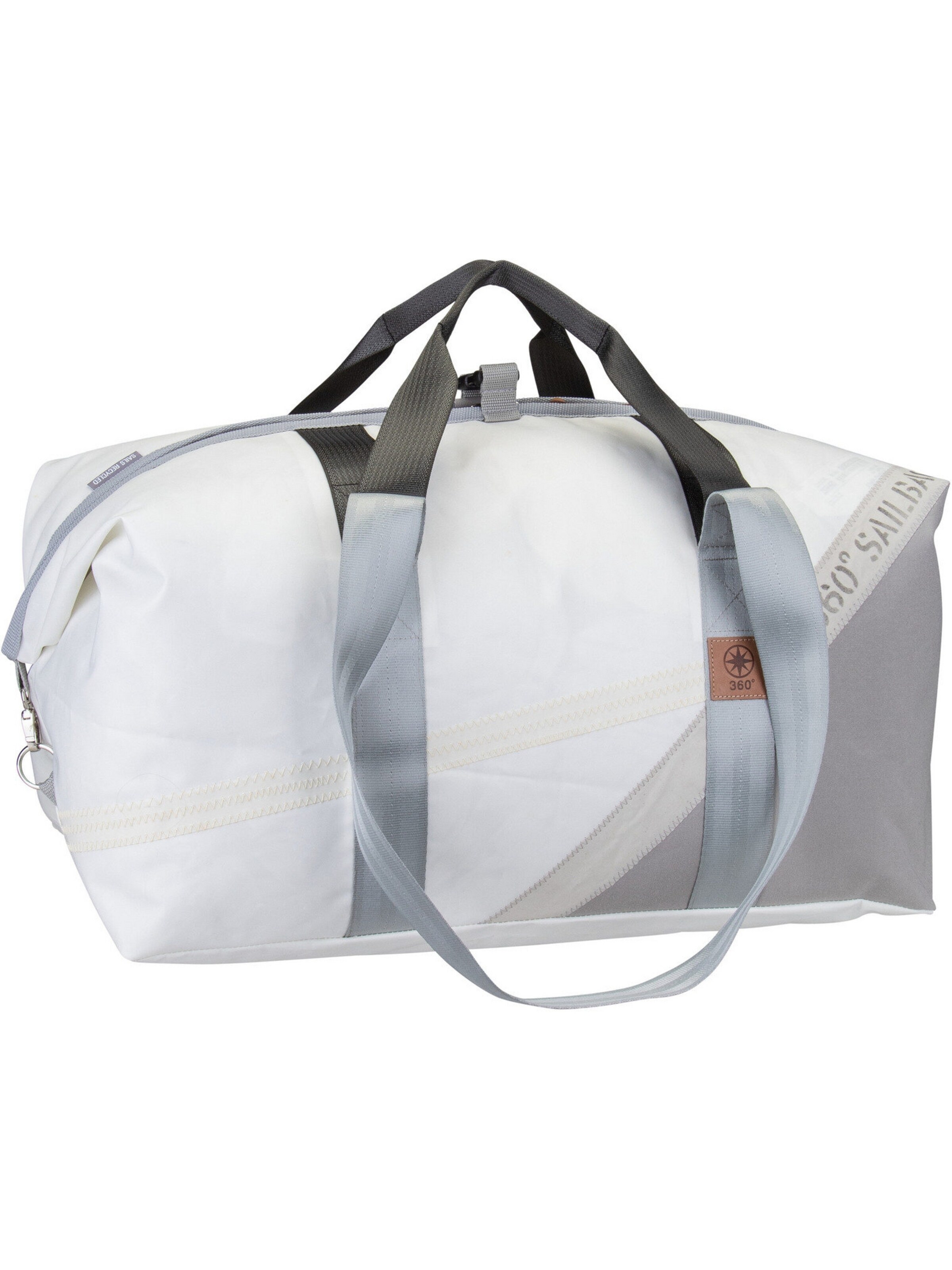 360 Grad Reisetasche in Weiß: Vorderseite