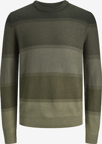 JACK & JONES Sweater in Green: front