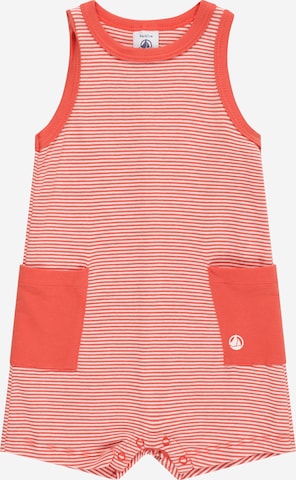 PETIT BATEAU Overall in Orange: front