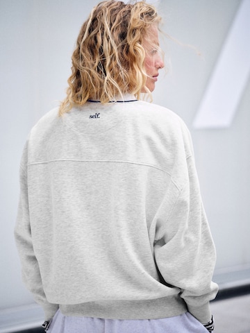 Felpa di self. in grigio